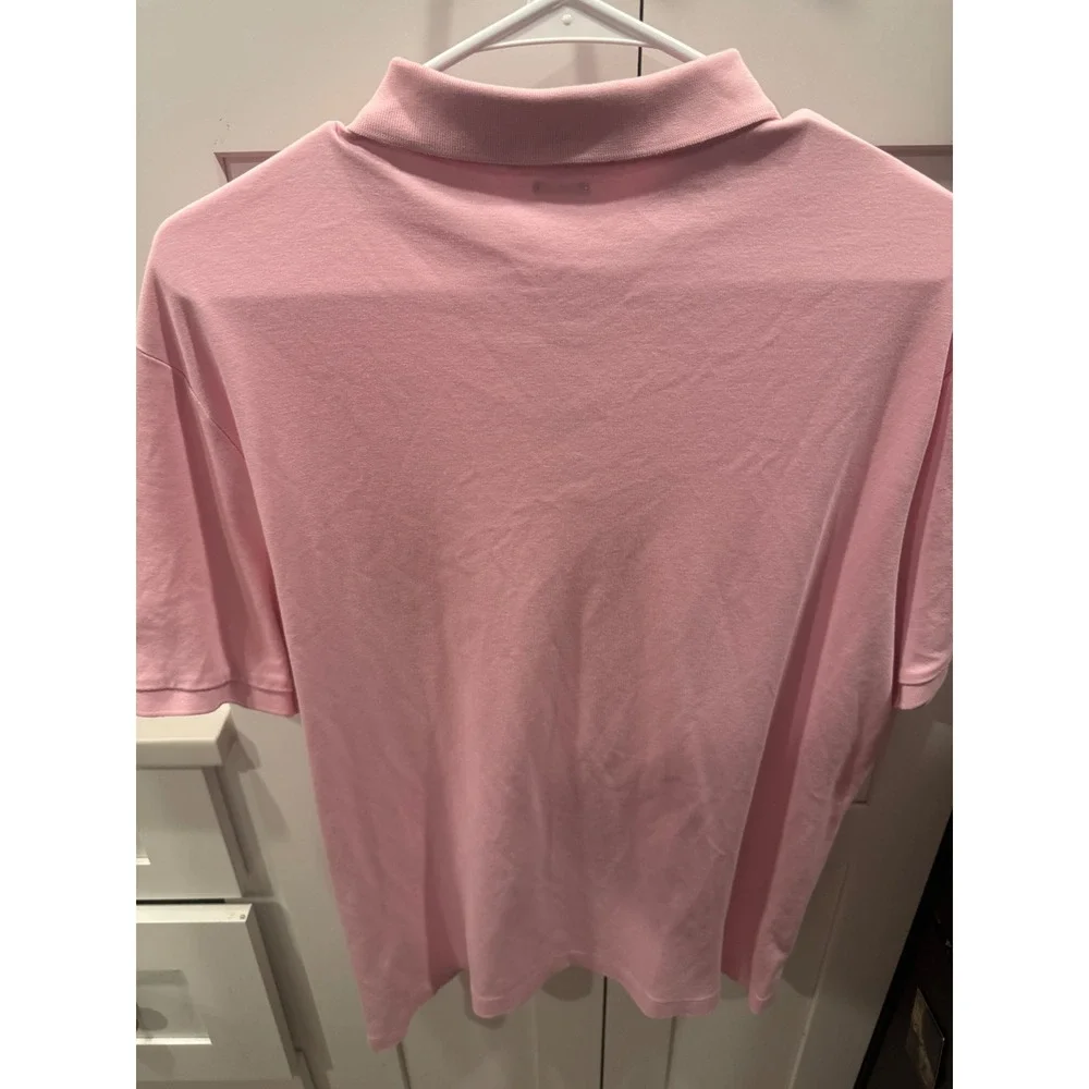 Polo Ralph Lauren Mens Classic Fit Short Sleeve Polo Shirt Pink Large